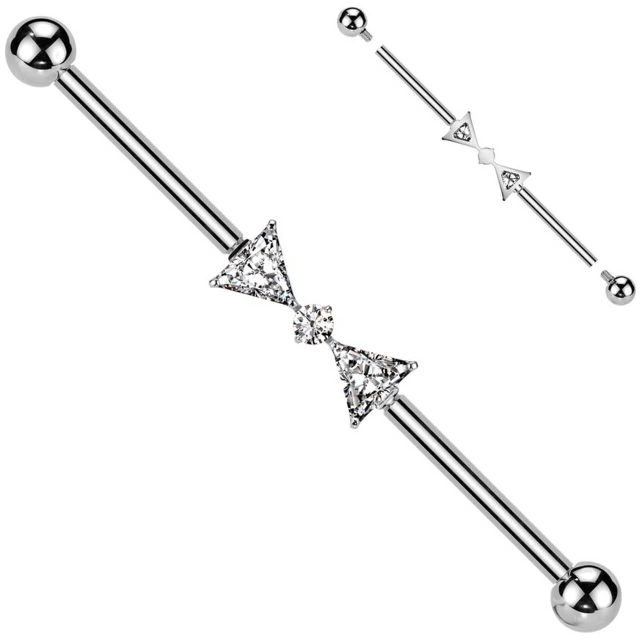 Titan Industrial Barbell Schlaufe Zirkonia Innengewinde - Image 3