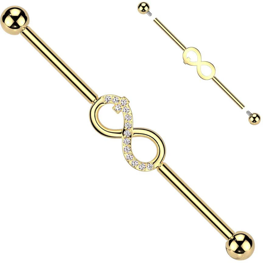 Titan Industrial Barbell Ewigkeit Zirkonia Innengewinde - Image 2