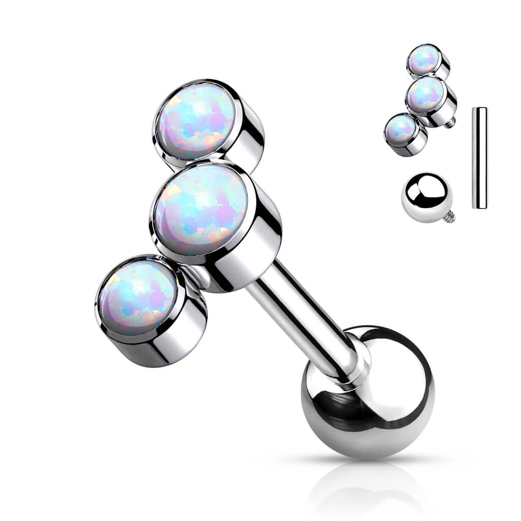 Titan Barbell 3 Opal Silber Innengewinde - Image 4