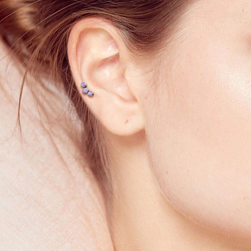 Titan Barbell 3 Opal Silber Innengewinde - Image 7