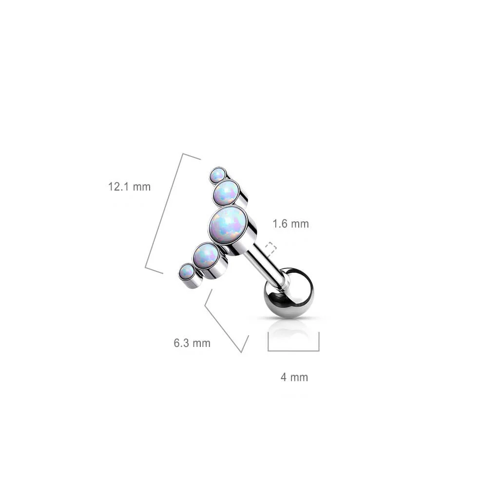 Titan Barbell 5 Opal Silber Innengewinde - Image 3