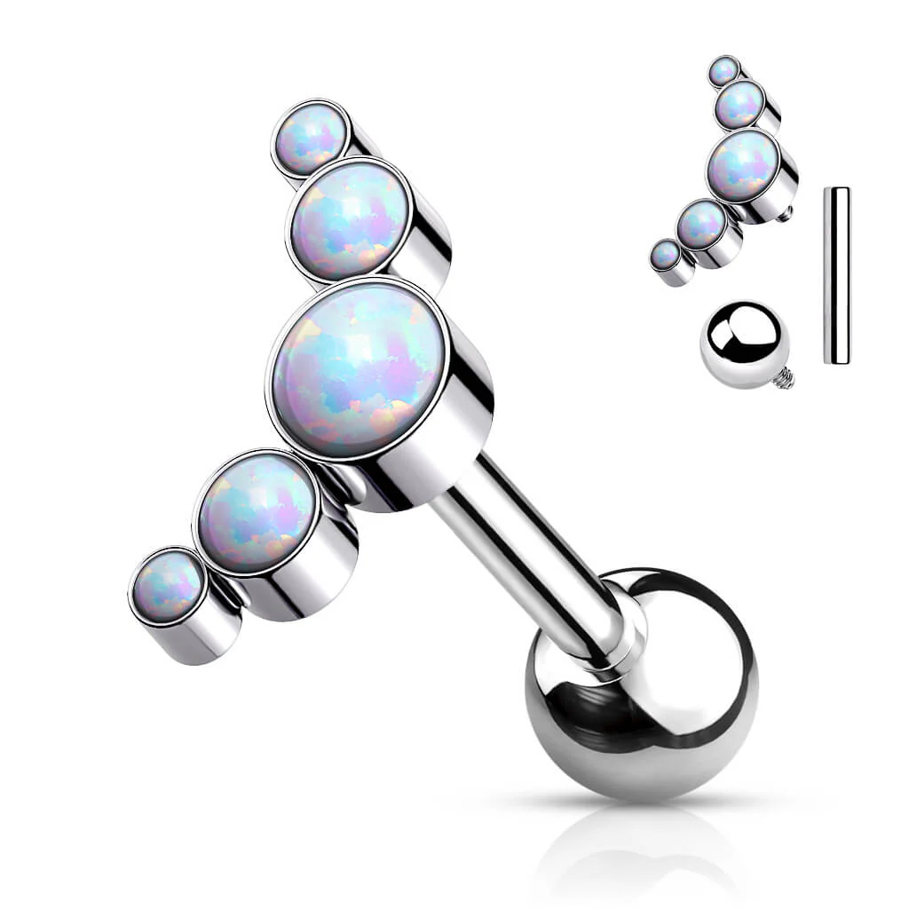 Titan Barbell 5 Opal Silber Innengewinde - Image 4