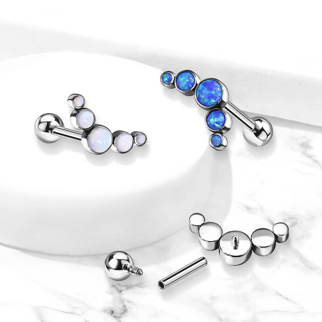 Titan Barbell 5 Opal Silber Innengewinde - Image 7