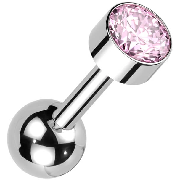 Titan Barbell Rund Zirkonia Innengewinde - Image 4