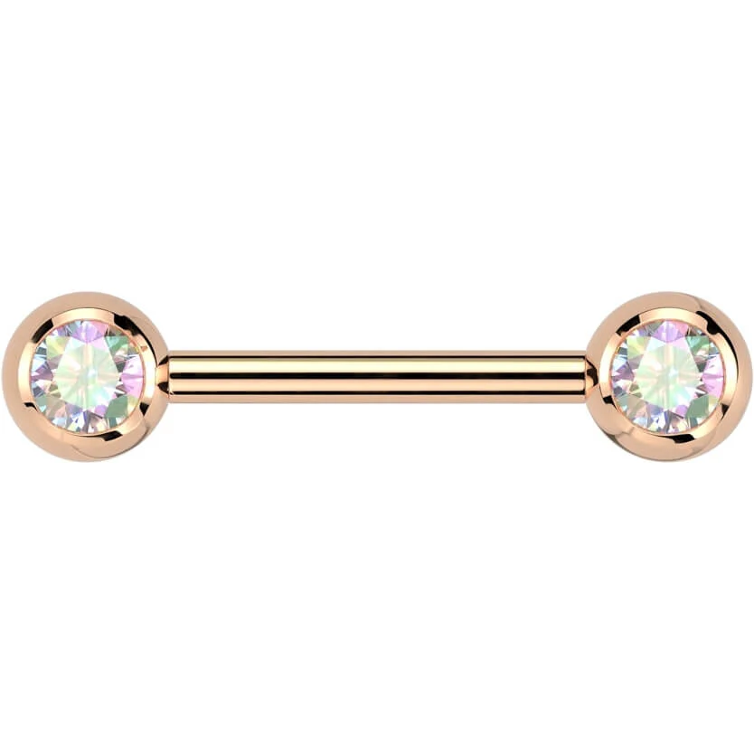 Titan Nippelpiercing Zirkona Innengewinde - Image 8