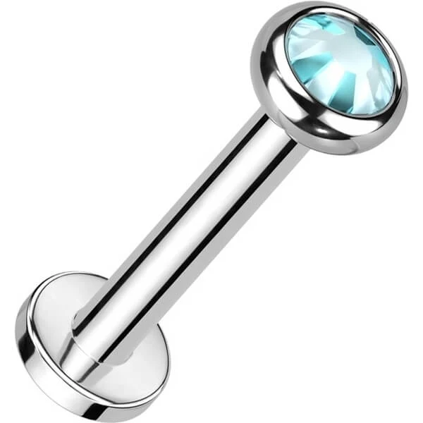 Titan Labret Zirkonia Opal Innengewinde - Image 11