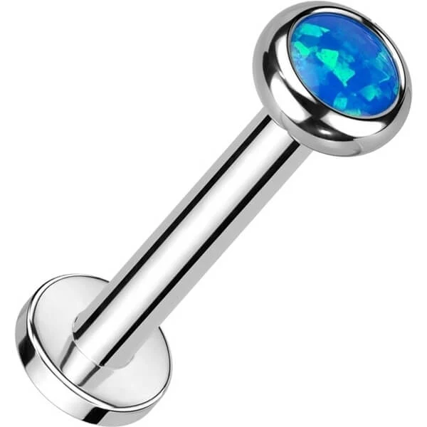 Titan Labret Zirkonia Opal Innengewinde - Image 13