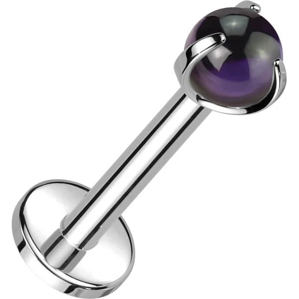 Titan Labret Halbedelstein Innengewinde - Image 2