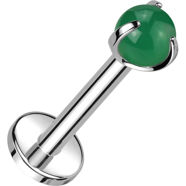 Titan Labret Halbedelstein Innengewinde - Image 4