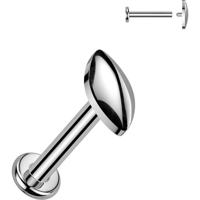 Titan Labret abgerundete Marquise Innengewinde - Image 4