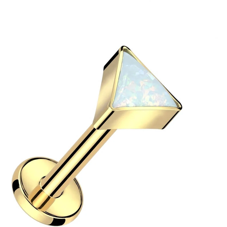 Titan Labret Dreieck Opal Innengewinde - Image 2