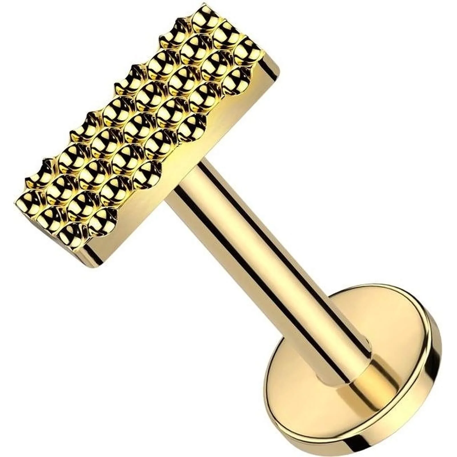 Titan Labret Rechteck Innengewinde