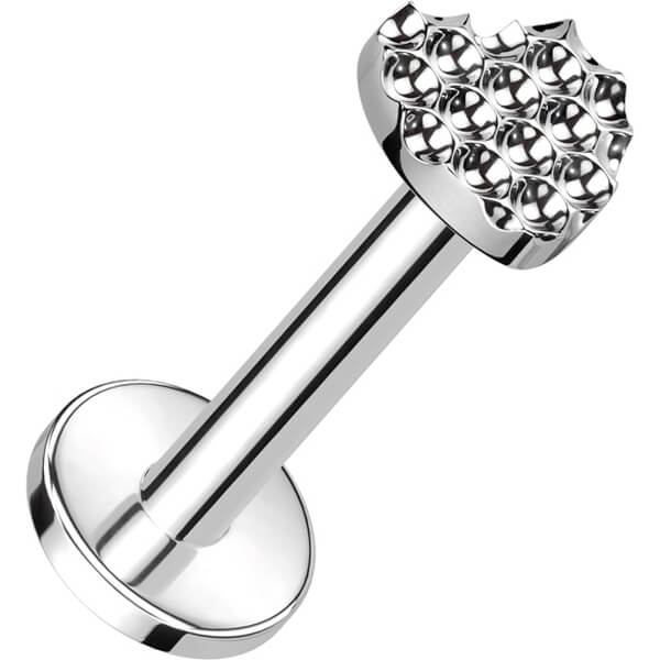 Titan Labret Herz Innengewinde - Image 3