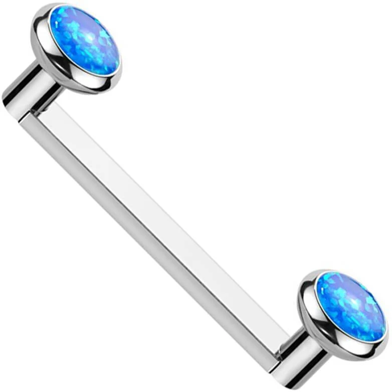 Surface Barbell Opal Flach Innengewinde
