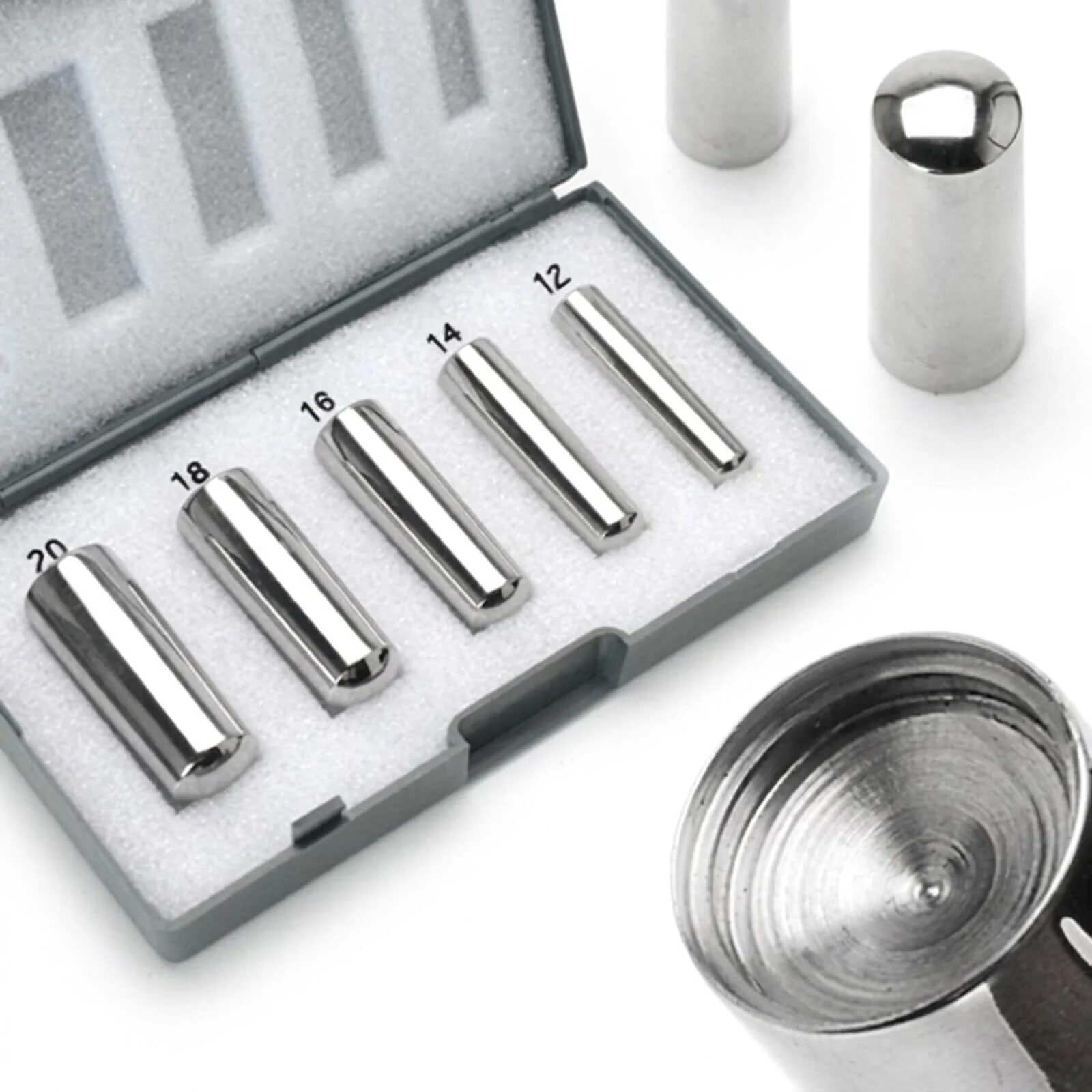 Werkzeug Dehnungsset (Große Größe) mit Etui aus Chirurgenstahl 316L