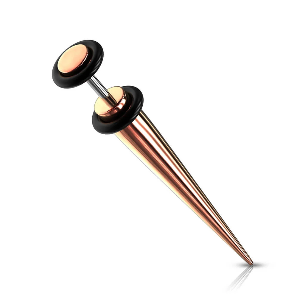 Fake Plug Dehnungsstab Titan PVD O-Ringe Silikon Innengewinde - Image 11