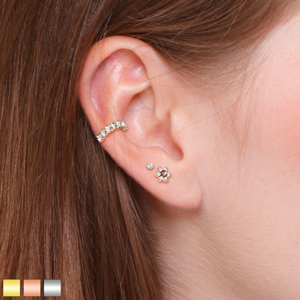 Barbell Set Labret Bendable Ring, 3 Stück - Image 2
