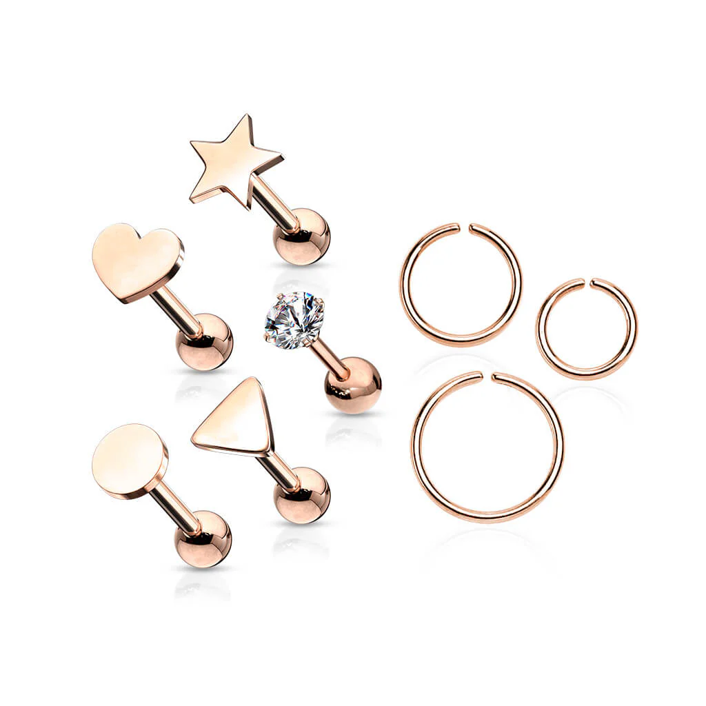 Vorteilspack Set Barbell Bendable Ring, 8 Stück - Image 4