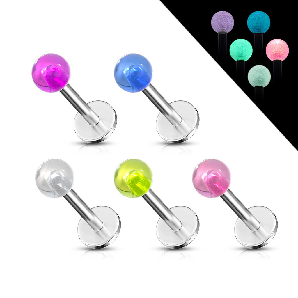 Labret Glow in the Dark, 5 Stück - Image 2