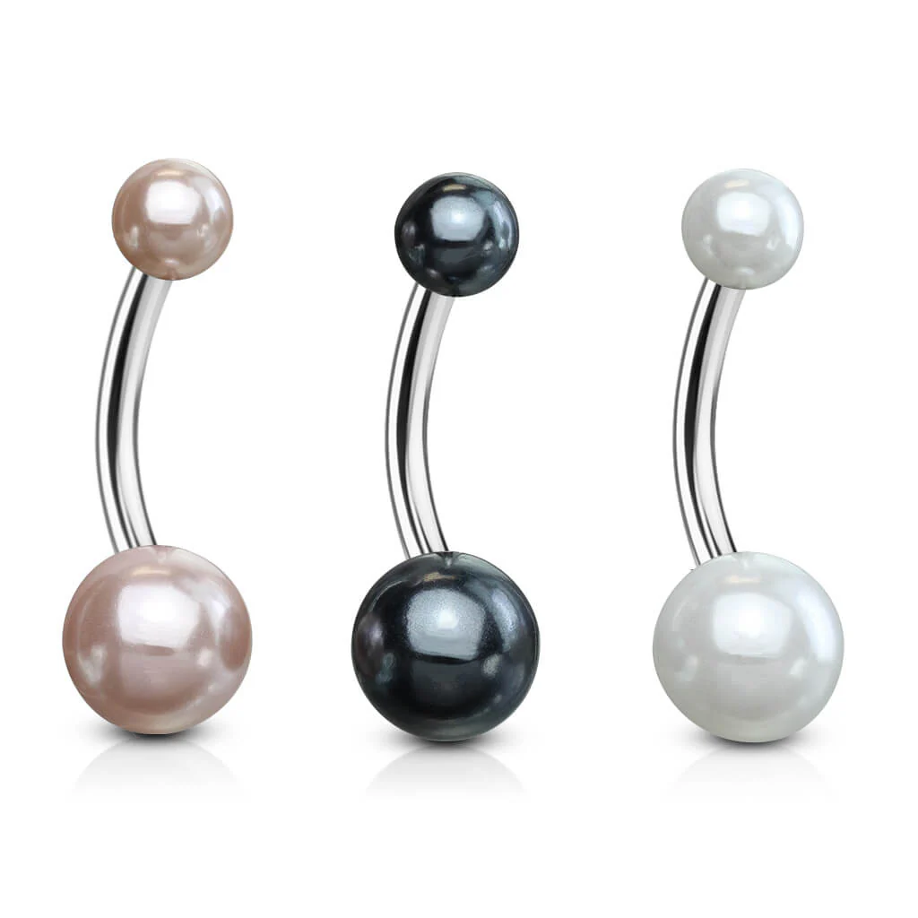 Bauchnabelpiercing Perlen, 3 Stück - Image 2