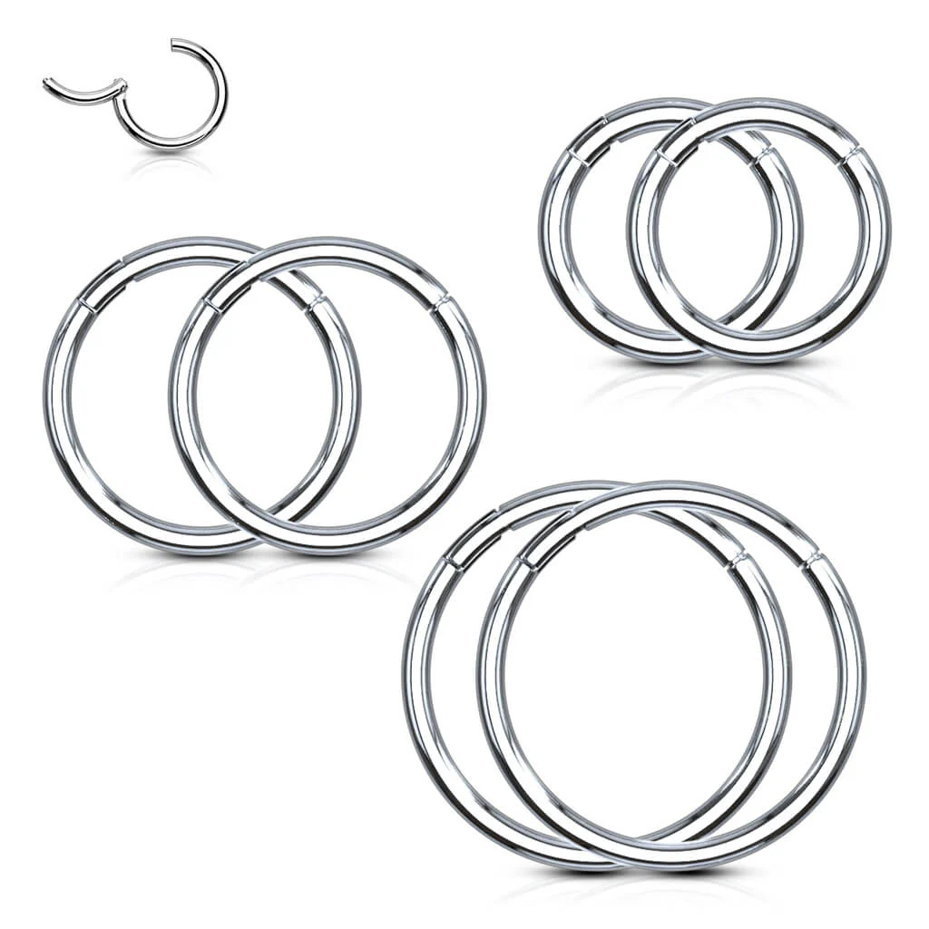 Ring Silber Clicker, 3 Paar - Image 4