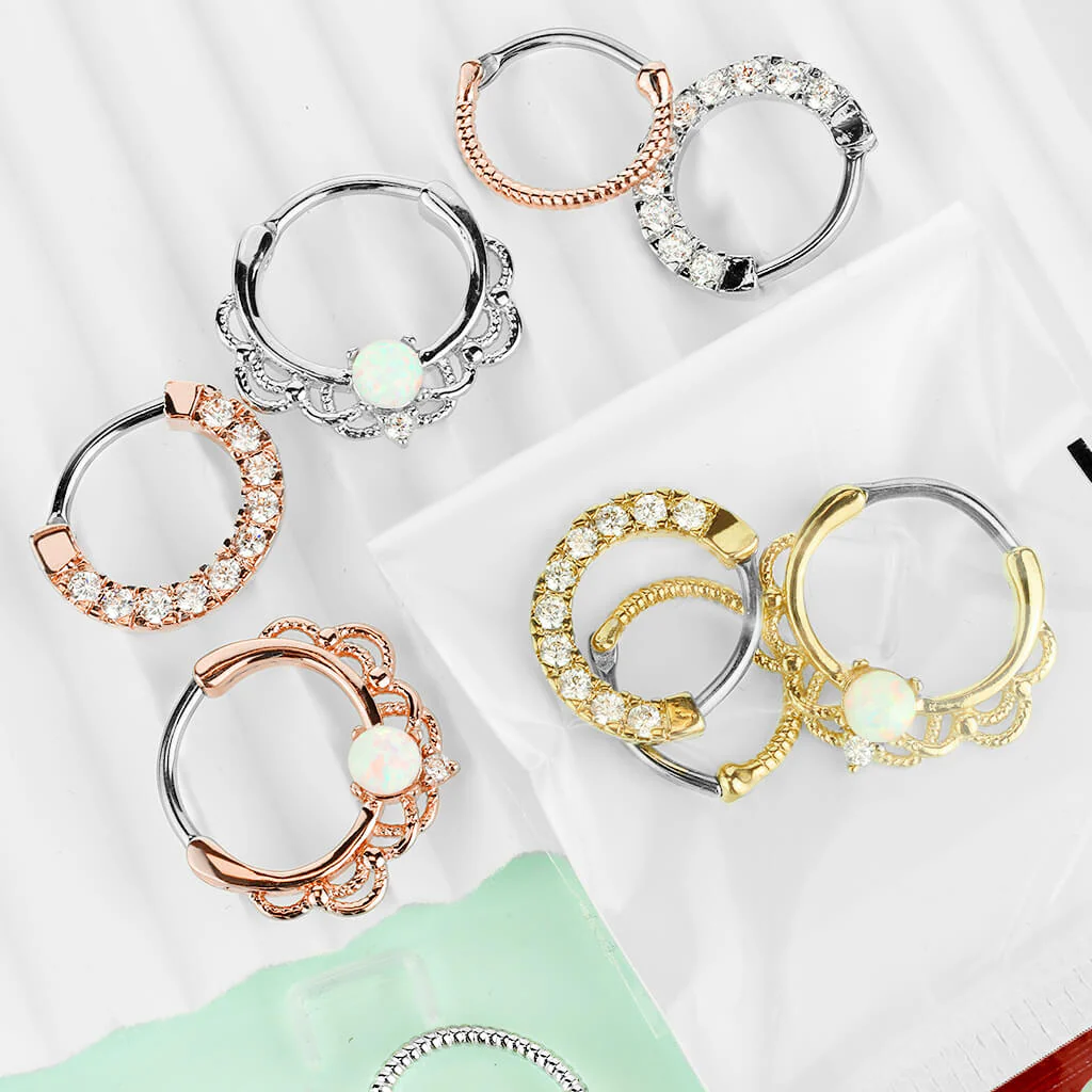Septum Piercing Set Biegbar, 3 Stück - Image 3