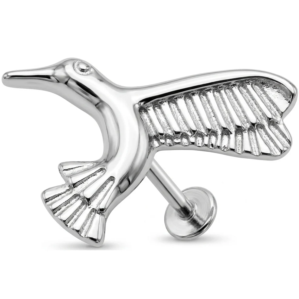 Titan Labret Fliegender Kolibri Vogel Form Innengewinde